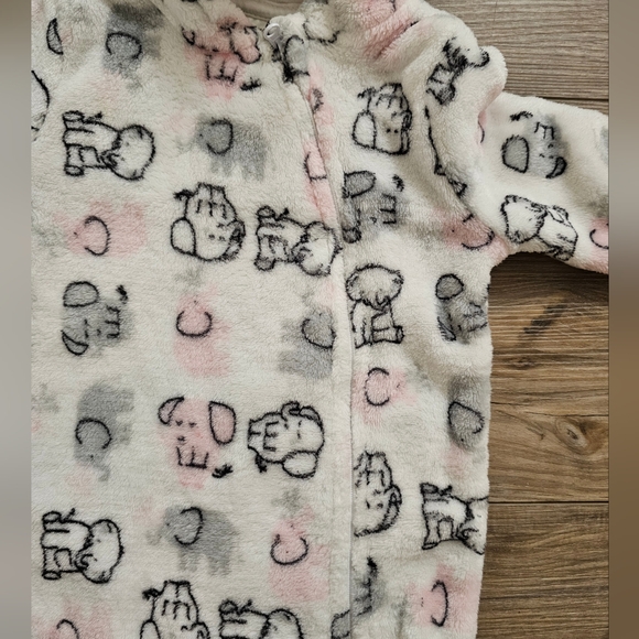 Plush Warm Jumpsuit Snowsuit 6-9 Months - Picture 7 of 8